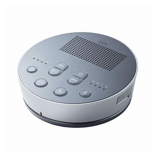 サンワサプライ Bluetooth会議スピーカーフォン スピーカーフォンのみ MM-BTMSP3MC(代引不可)【送料無料】の通販は