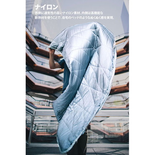 GRAVEL ポケッタブルブランケット ブルー GRAVEL-PBLANKET-BLUE(代引不可)【送料無料】_1