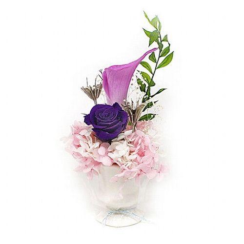 A&K ギフトシリーズ 贈り物に最適なプリザーブドフラワー うらら AKM-21(代引不可)【送料無料】の通販は 5,768円