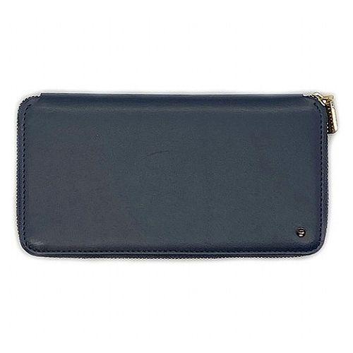 リサイド RIE SIDE スリムラウンドウォレット SLIM ネイビー SLIM-NV(代引不可)【送料無料】の通販は