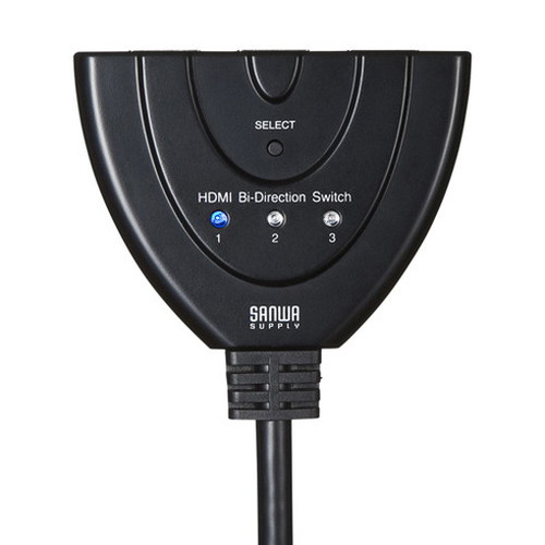 【5個セット】 サンワサプライ HDMI切替器 3入力・1出力または1入力・3出力 SW-HD31BDX5(代引不可)【送料無料】_1