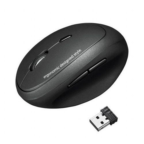 【5個セット】 サンワサプライ ワイヤレスエルゴノミクスマウス MA-ERGW17X5(代引不可)【送料無料】の通販は