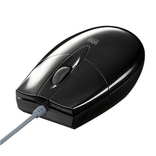 【5個セット】 サンワサプライ 有線ブルーLEDマウス USB-PS/2変換アダプタ付き MA-BL3UPBKNX5(代引不可)【送料無料】_3