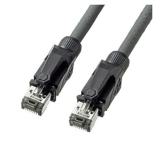 【5個セット】 サンワサプライ カテゴリ6A STP LANケーブル KB-T6ASTP-02GYX5(代引不可)【送料無料】