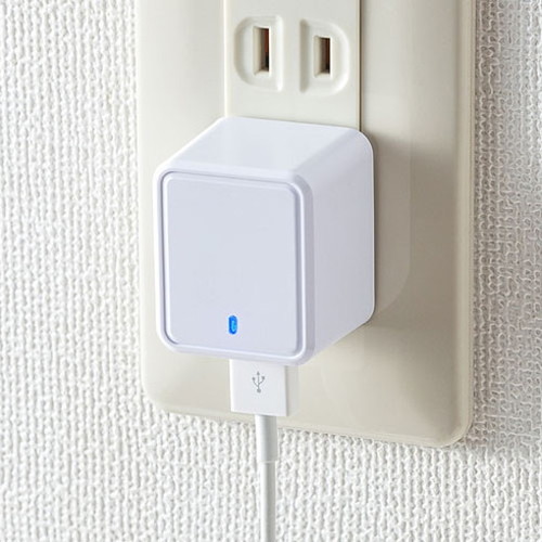 【5個セット】 サンワサプライ キューブ型USB充電器 2.4A・ホワイト ACA-IP79WX5(代引不可)【送料無料】_5