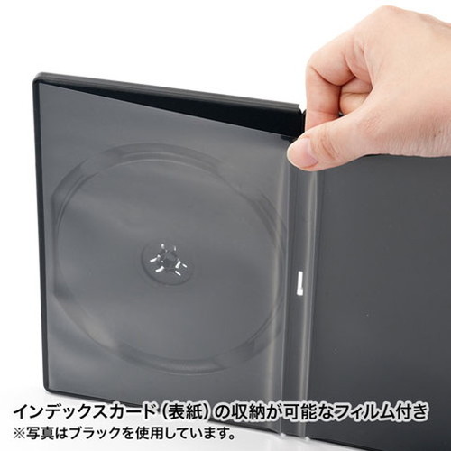 【5個セット 10枚×5 】 サンワサプライ DVDトールケース 1枚収納・10枚セット・ホワイト DVD-TN1-10WNX5(代引不可)【送料無料】