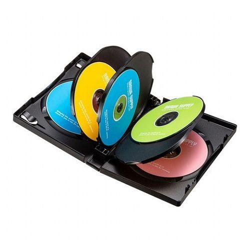 【5個セット 3枚×5 】 サンワサプライ DVDトールケース 8枚収納・3枚セット・ブラック DVD-TW8-03BKNX5(代引不可)【送料無料】 7,632円