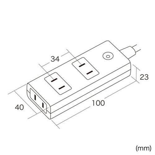 【5個セット】 サンワサプライ 雷ガードタップ TAP-SP2113MG-1WNX5(代引不可)【送料無料】_5