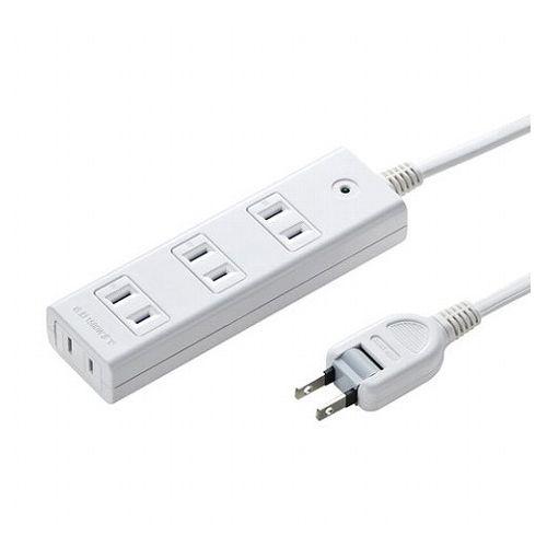 (5個セット) YAZAWA 両挿しUSBタップ 2個口2m ホワイト H14022UWHX5 5個セット YAZAWA 両挿しUSBタップ 2個口2m ホワイト