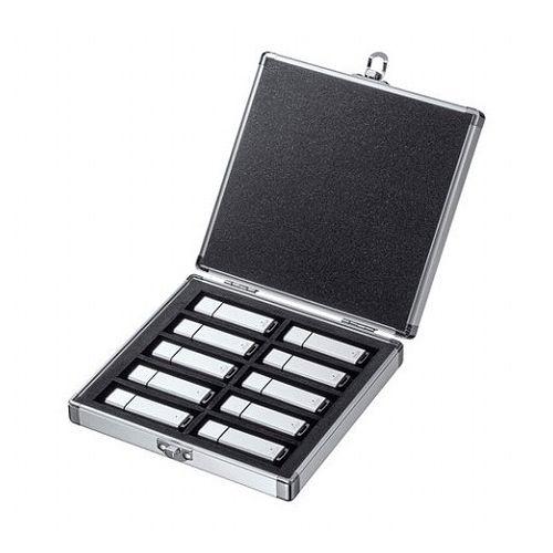 【5個セット】 サンワサプライ USBフラッシュメモリケース 10本収納 FC-UFD1NX5(代引不可)【送料無料】