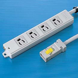 工事物件タップ(4個口・3m)TAP-KH4-3 サンワサプライ(代引き不可)【送料無料】の通販は