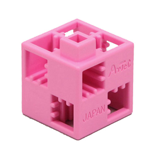 【24P×10セット】 ARTEC Artecブロック 基本四角 ピンク ATC77736X10(代引不可)【送料無料】