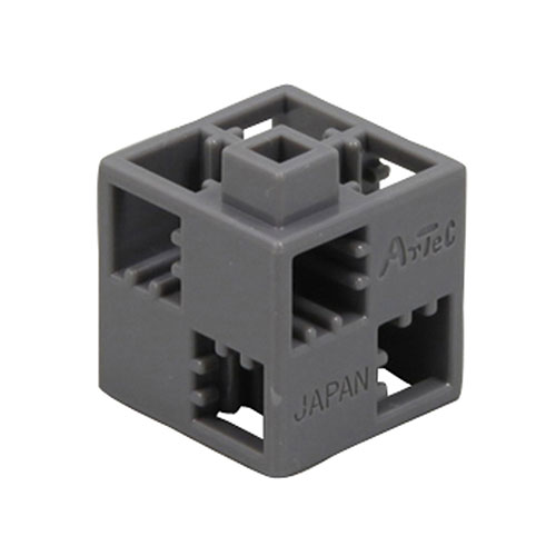 【24P×10セット】 ARTEC Artecブロック 基本四角 グレー ATC77750X10(代引不可)【送料無料】