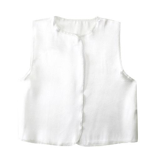 【10個セット】 ARTEC ソフトサテンベスト J 白 ATC14474X10(代引不可)