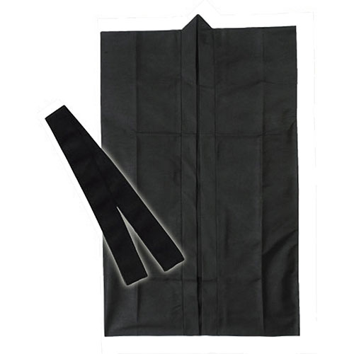 【20個セット】 ARTEC ロングハッピ不織布 黒 J(ハチマキ付) ATC1166X20(代引不可)【送料無料】