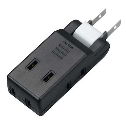 【20個セット】 YAZAWA 極小コーナータップ 4個口 ブラック Y02CM400BKX20(代引不可)【送料無料】