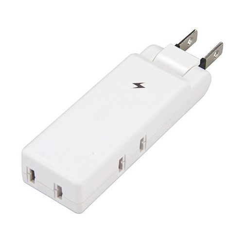 【20個セット】 YAZAWA 雷ガード付極小コーナータップ 3個口 ホワイト Y02CMK300WHX20(代引不可)【送料無料】