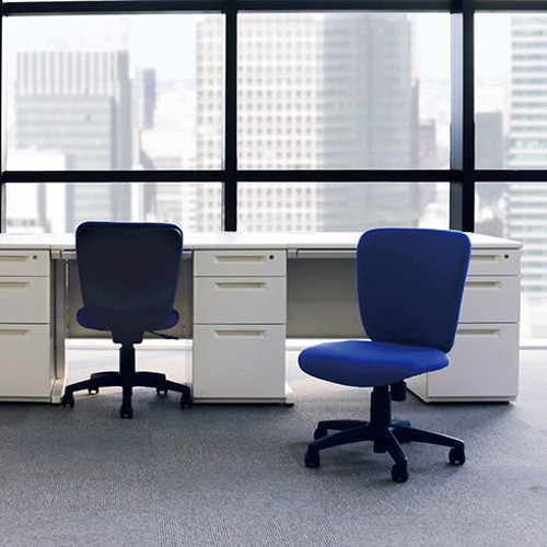 弘益 オフィスチェア コンパクト設計 オリーブ SKC-01-OL(代引不可)【送料無料】_1