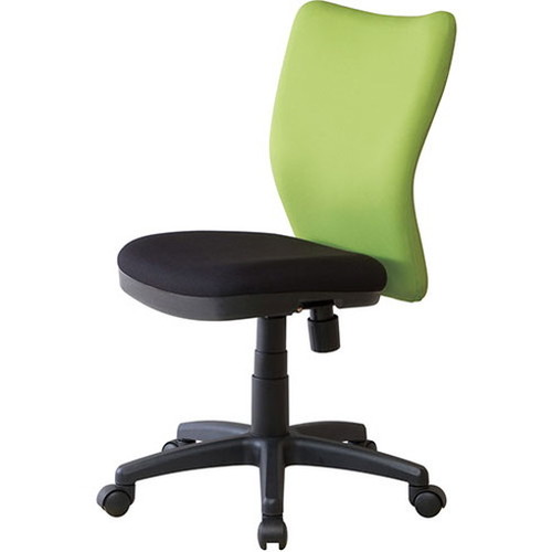 弘益 オフィスチェア コンパクト設計 グリーン K-922-GR(代引不可)【送料無料】の通販は 14,423円