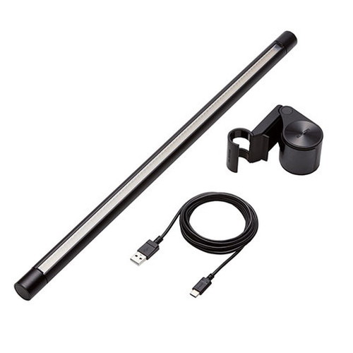 エレコム モニター掛け式LEDライト 無段階調節 8 5W 約250~920lm ブラック DE-ML01BK 家電 照明器具 LED電球その他(代引不可)【送料無料】 6,031円