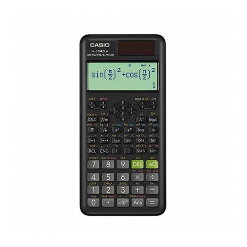 カシオ計算機 スタンダード関数電卓 数学自然表示タイプ FX-375ESA-N