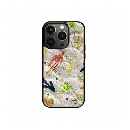 ikins 天然貝ケース for iPhone 14 Pro Botanik Touch 2 背面カバー型 I23583i14P(代引不可)【メール便配送】【送料無料】