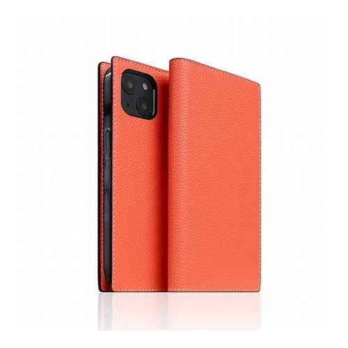 SLG Design Neon Full Grain Leather Case for iPhone 14 コーラル 手帳型 SD24303i14CR(代引不可)【送料無料】