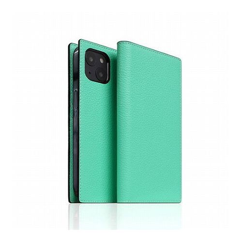 SLG Design Neon Full Grain Leather Diary Case for iPhone 14 ティール 手帳型 SD24305i14TL(代引不可)【送料無料】