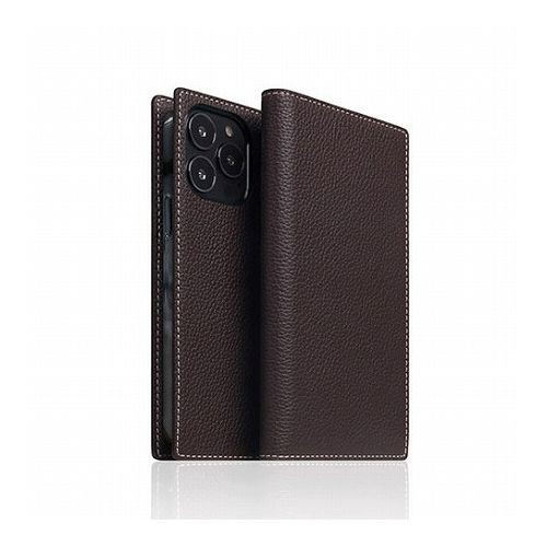 SLG Design Full Grain Leather Case for iPhone 14 Pro Max ブラウンクリーム 手帳型 SD24351i14PMBC(代引不可)【送料無料】