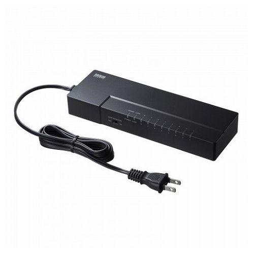 サンワサプライ ギガビット対応 タップ型スイッチングハブ(8ポート・マグネット付き) LAN-GIGAT803BK(代引不可)【送料無料】の通販は 13,470円