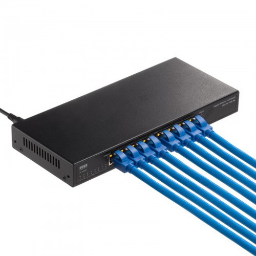 サンワサプライ ギガビット対応PoEスイッチングハブ(8ポート) LAN-GIGAPOE82(代引不可)【送料無料】_2