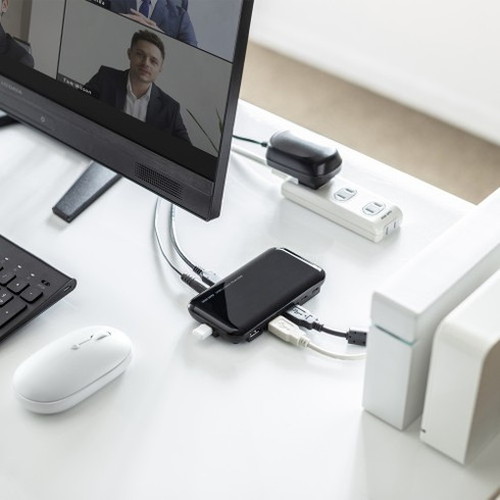 サンワサプライ USB3.2Gen2対応 Type-C 7ポートハブ USB-3TCH38BK(代引不可)【送料無料】_3