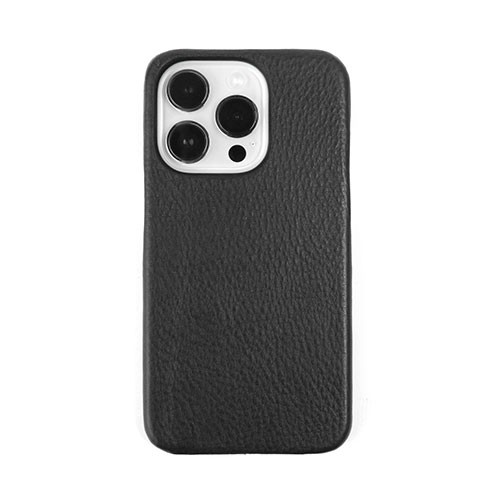 abbi SIGNATURE VINTAGE イタリアンレザーバックカバー for iPhone 14 Pro ブラック 背面カバー型 ABS24074i14PBK(代引不可)【送料無料】