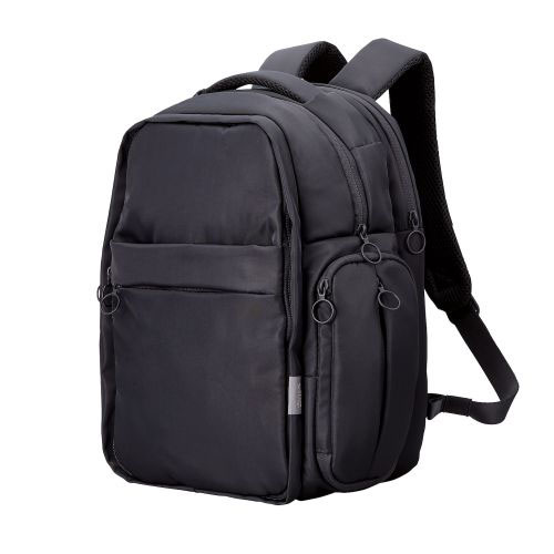 （まとめ）リヒトラブ キャリングバッグ2ウェイタイプ B4 縦300×横400×厚さ80mm 黒 A-7651-24 1個〔×3セット〕 まとめ）リヒトラブ キャリングバッグ2ウェイタイプ B4 縦300×横400×厚