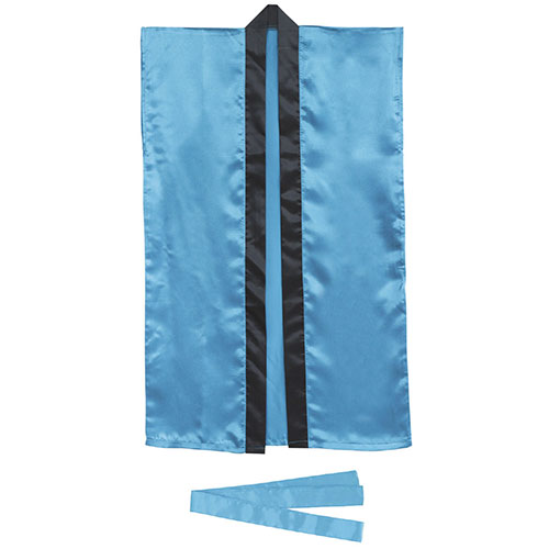 【10個セット】 ARTEC サテンロングハッピ 青 S(ハチマキ付) ATC1141X10(代引不可)【送料無料】