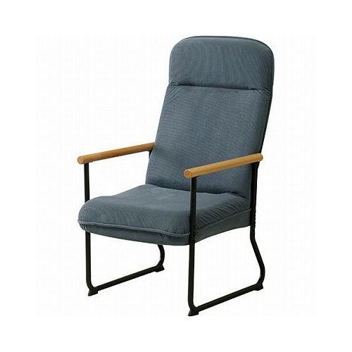 新品未使用) リクライニングチェア シルバー 枕一体型 RICLINA-SV d