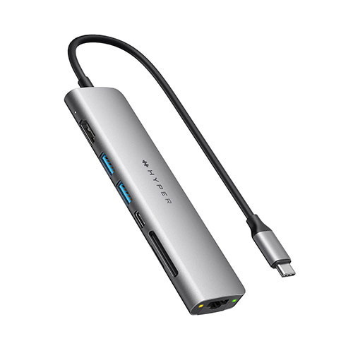 HYPER HyperDrive SLAB 7-in-1 USB-Cハブ HP-HD22HGR(代引不可)【送料無料】_1