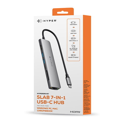 HYPER HyperDrive SLAB 7-in-1 USB-Cハブ HP-HD22HGR(代引不可)【送料無料】_5