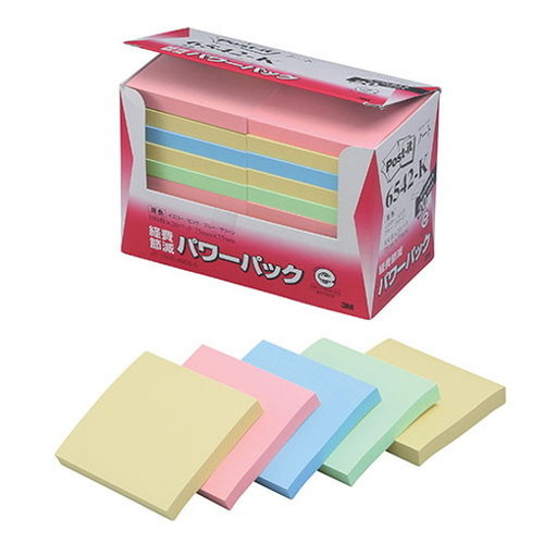 3M Post-it ポストイット 再生紙パワーパック ノート 3M-6542-K(代引不可)【送料無料】