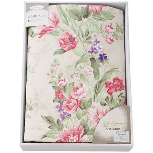 西川 羽毛肌布団 ピンク 7360-074(代引不可)【送料無料】の通販は掛け布団