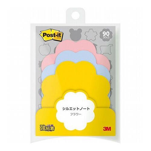 【10個セット】 3M Post-it ポストイット シルエットノート 強粘着 フラワー 3M-SSS-FLRX10(代引不可)【送料無料】