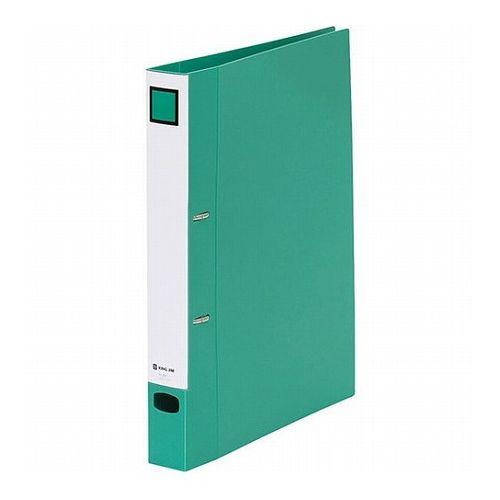 【10個セット】 KING JIM キングジム Dリングファイル(脱着)A4S 緑 背幅50mm KJ-687-GRX10(代引不可)【送料無料】の通販は