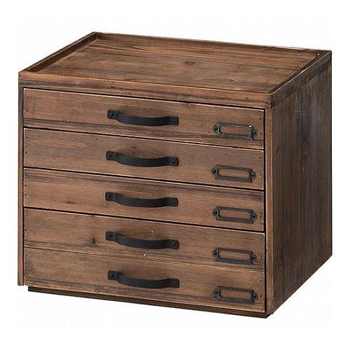 東谷 ドキュメントチェスト5D ブラウン CCR-106(代引不可)【送料無料】