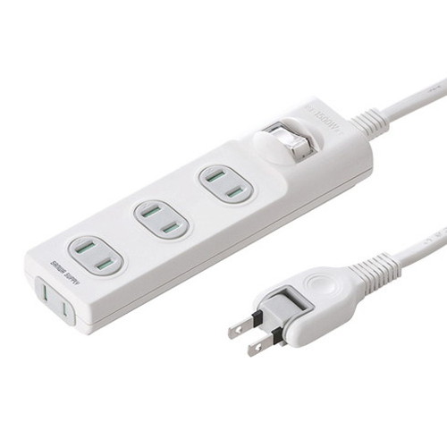 【5個セット】 サンワサプライ 火災予防安全タップ TAP-TSH41SWNX5(代引不可)【送料無料】