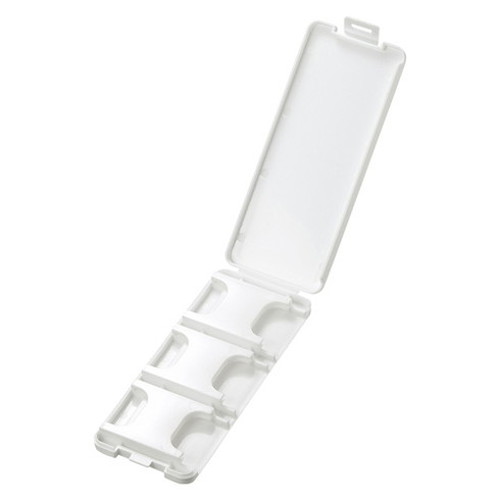 【10個セット】 サンワサプライ SDカードケース(6枚収納・ホワイト) FC-MMC23SDWX10(代引不可)【送料無料】