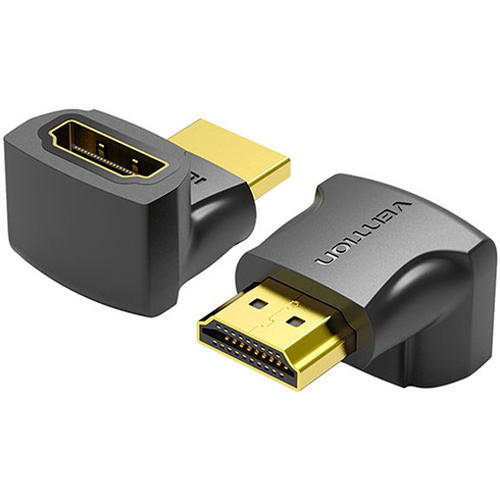 【2個入×10セット】 VENTION 4K対応 HDMI 270°折れ Male to Female アダプター AI-2168X10(代引不可)【送料無料】