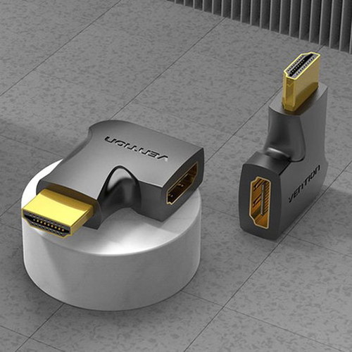 【20個セット】 VENTION 4K対応 HDMI 90°折れ Male to Female アダプター AI-2199X20(代引不可)【送料無料】_4