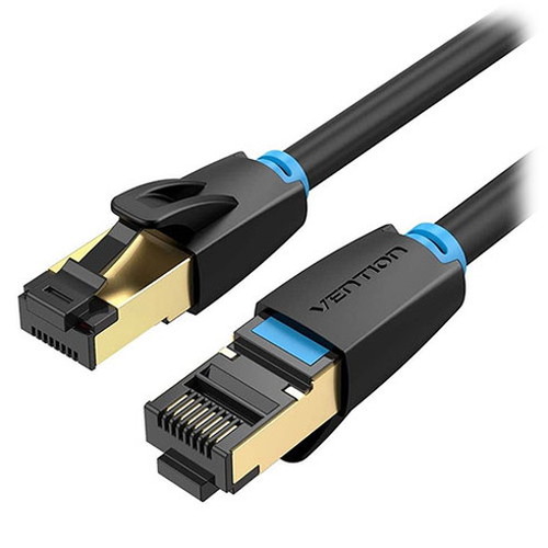 【5個セット】 VENTION Cat.8 SSTP LANケーブル 5m Black IK-8955X5(代引不可)【送料無料】