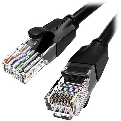 【5個セット】 VENTION Cat.6 UTP LANケーブル 20m Black IB-4885X5(代引不可)【送料無料】