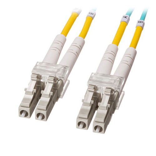 サンワサプライ メガネ型光ファイバケーブル(マルチ50μmOM4、LC×2-LC×2、3m) HKB-OM4LCLC-03(代引不可)【送料無料】の通販は